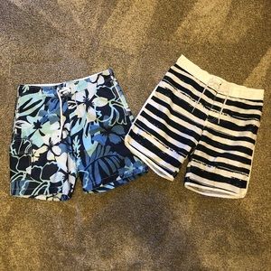 2 Pair Of Men’s Old Navy Swimming Shorts.